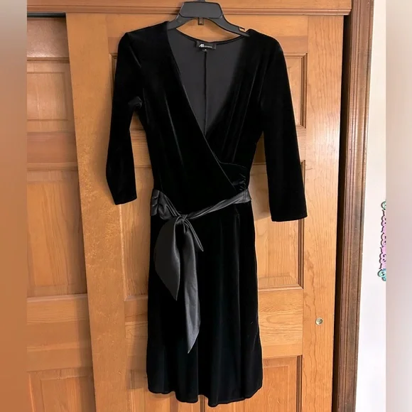 ab studio black dress ALIX MAXI DRESS